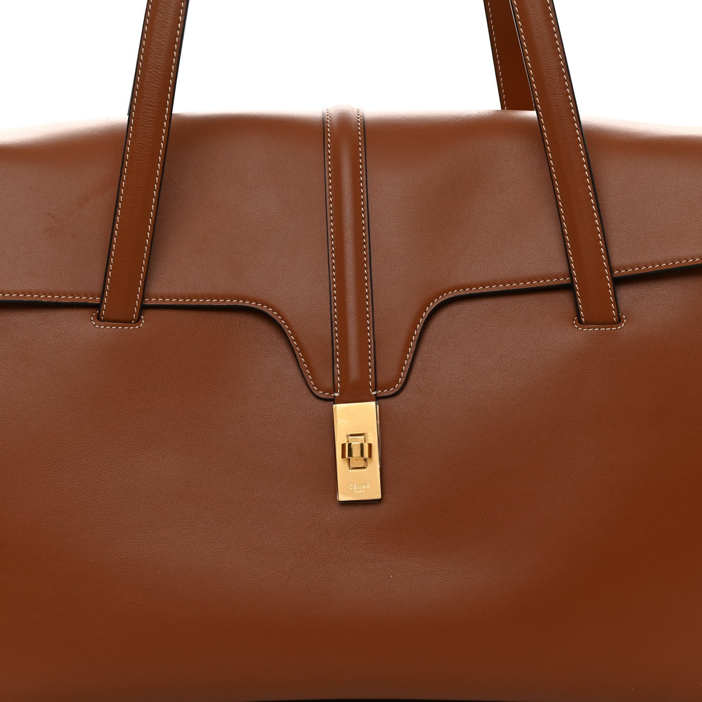 Calfskin Large Soft 16 Bag Tan
