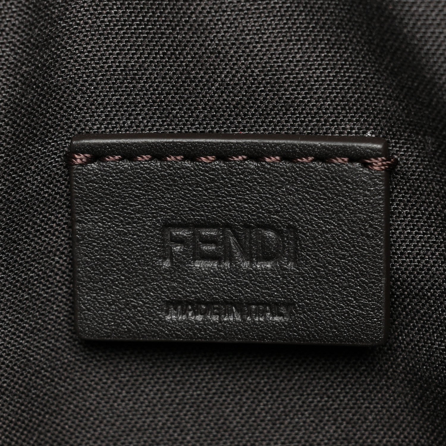 Fendi X FILA Vitello Century Mania Bi-Color FF 1974 Embossed Small Flat Clutch Nebula Blueberry Multicolor 6 of 8