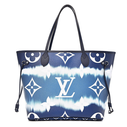 Louis Vuitton Monogram Escale Neverfull MM Blue 1 of 10