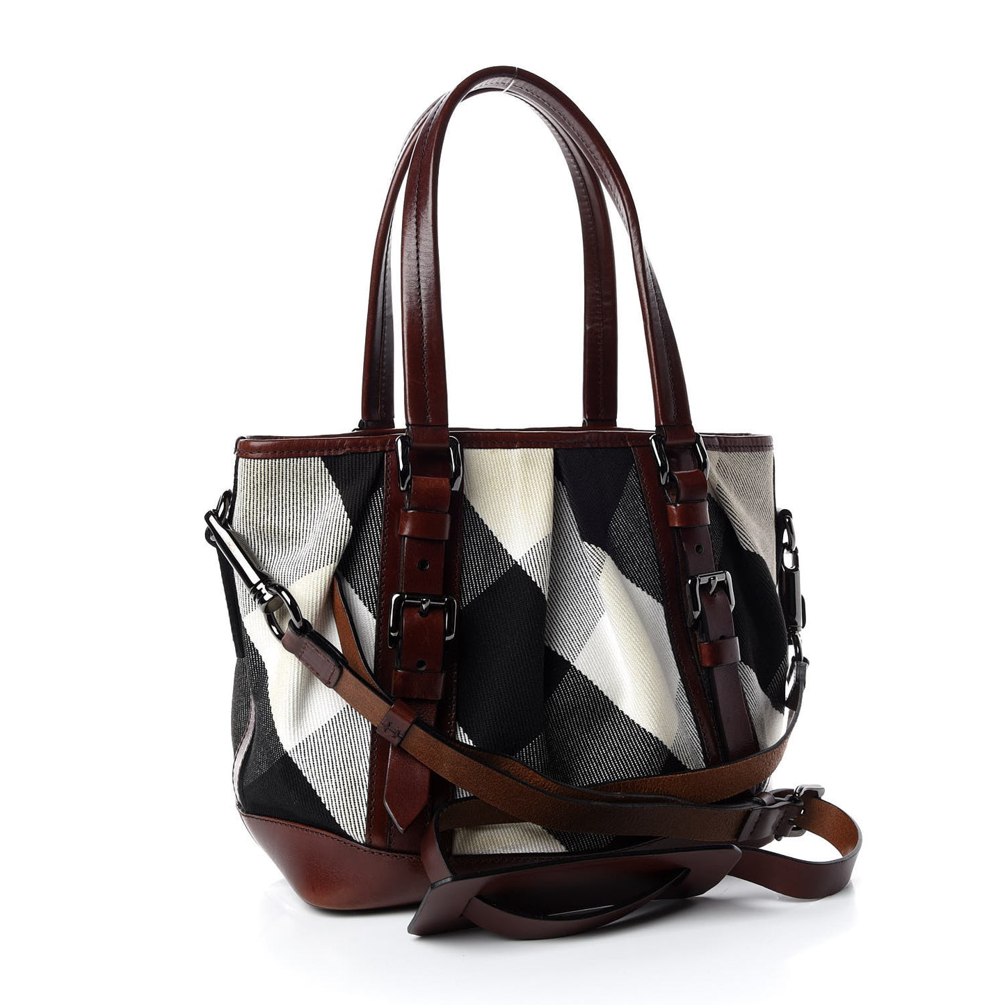 Canvas Mega Check Lowry Brown