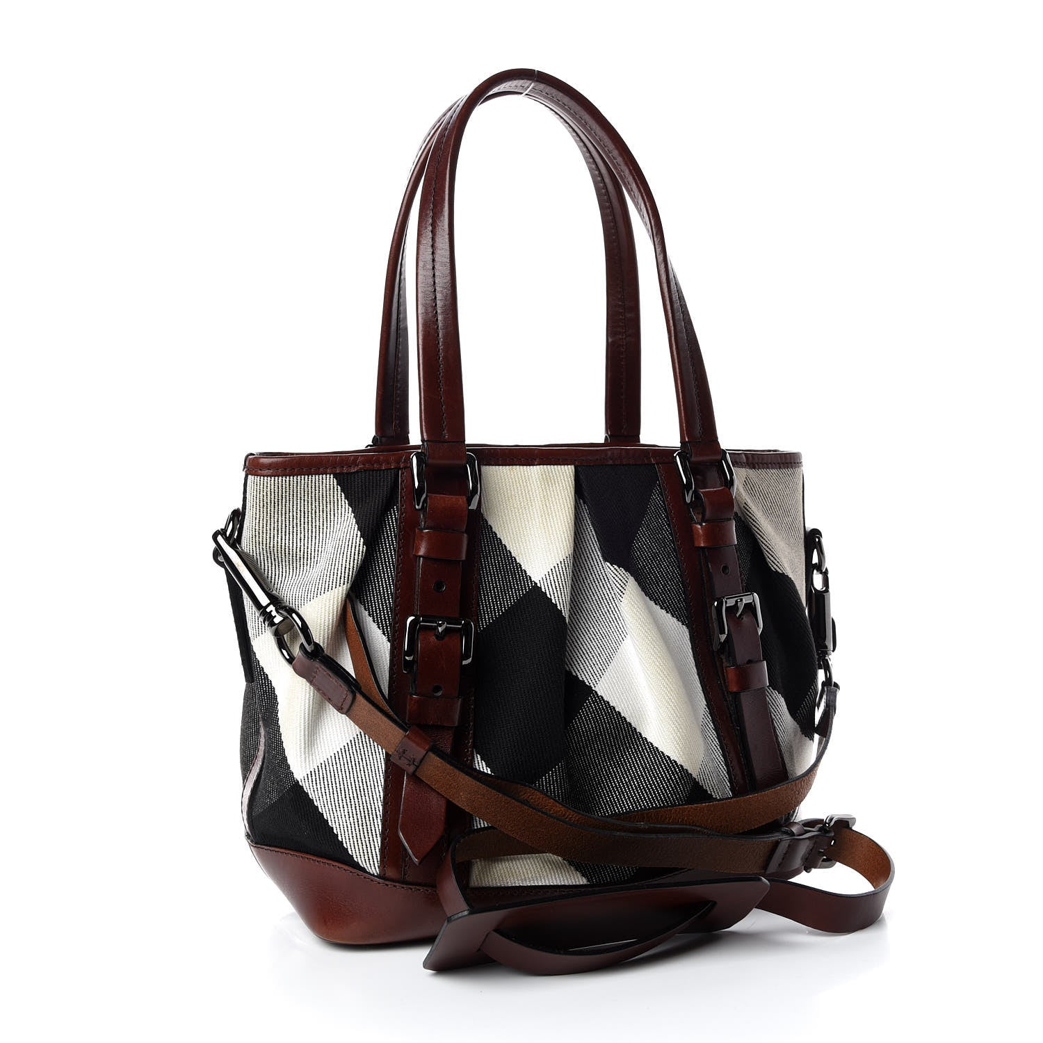 Burberry Canvas Mega Check Lowry Brown 3 of 26