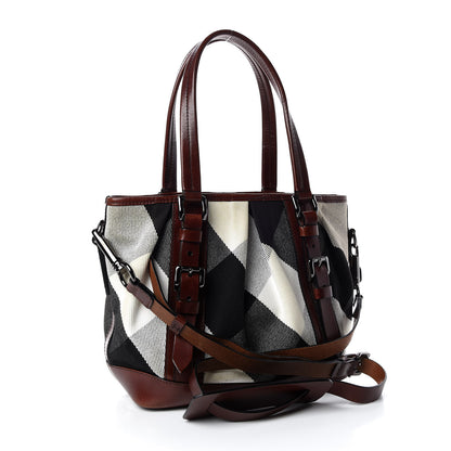 Burberry Canvas Mega Check Lowry Brown 3 of 26
