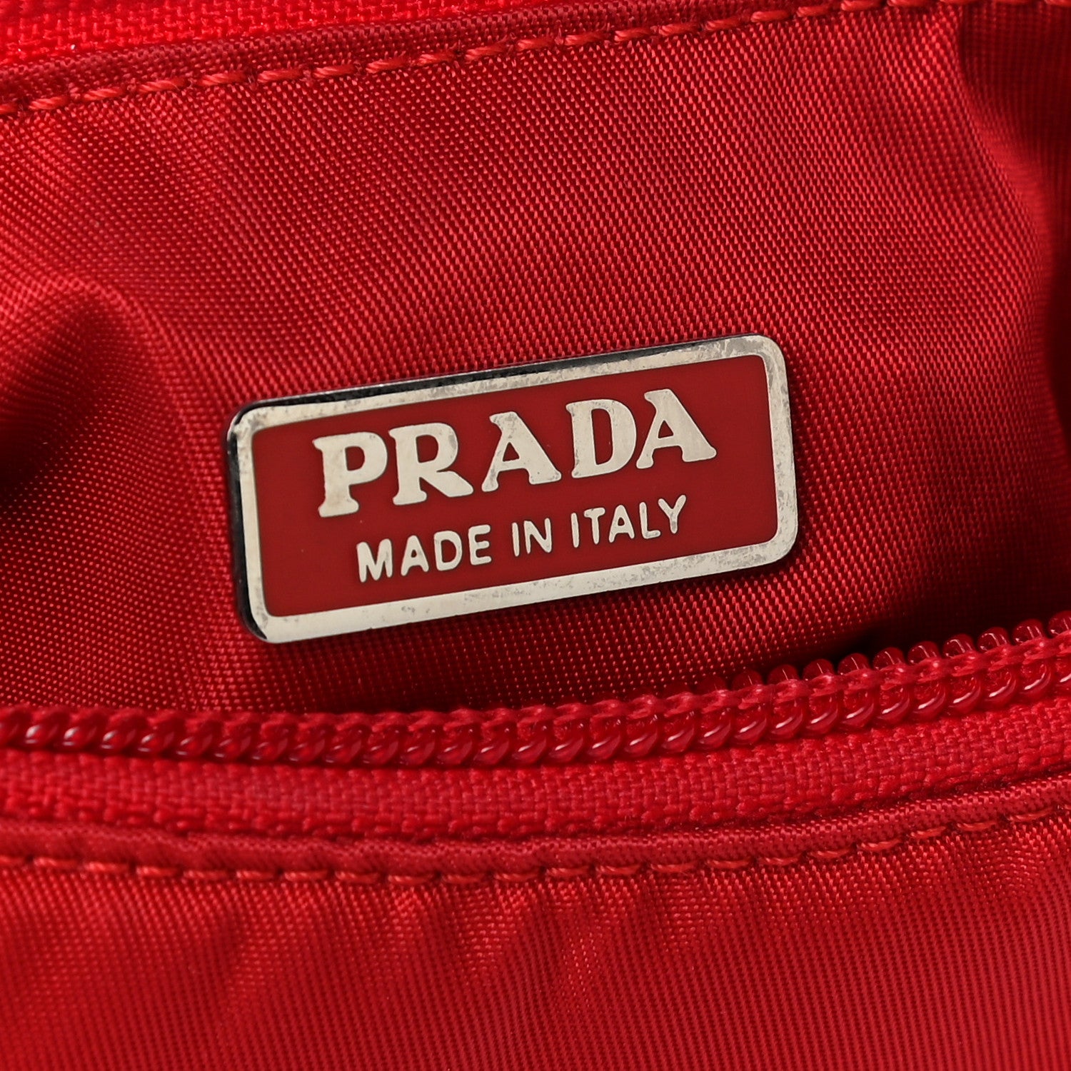 Prada Tessuto Nylon Sport Shoulder Bag Rosso 6 of 12