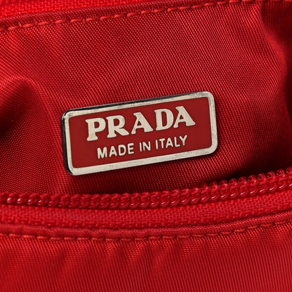 Prada Tessuto Nylon Sport Shoulder Bag Rosso 6 of 12