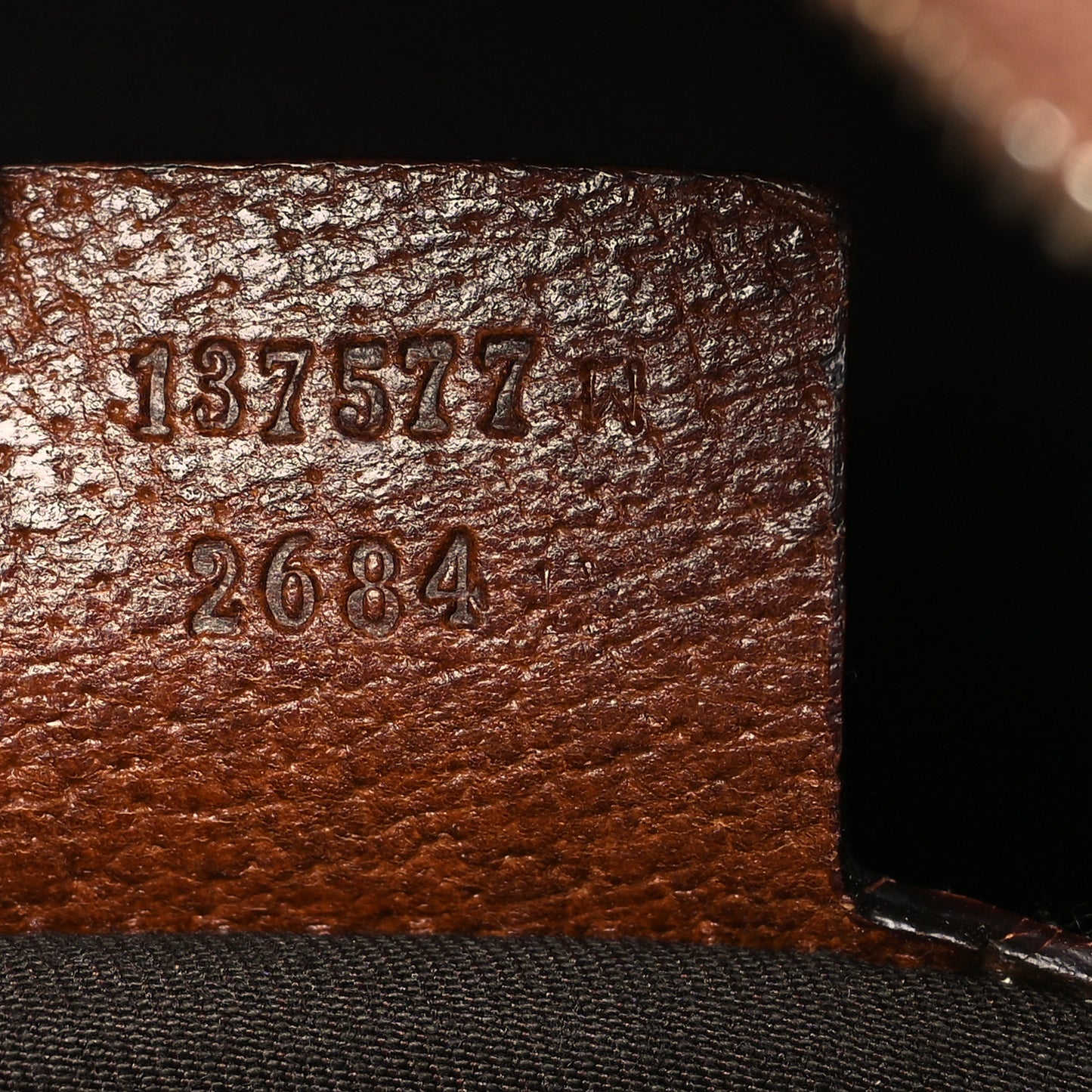 Monogram Bamboo Ring Hobo Brown