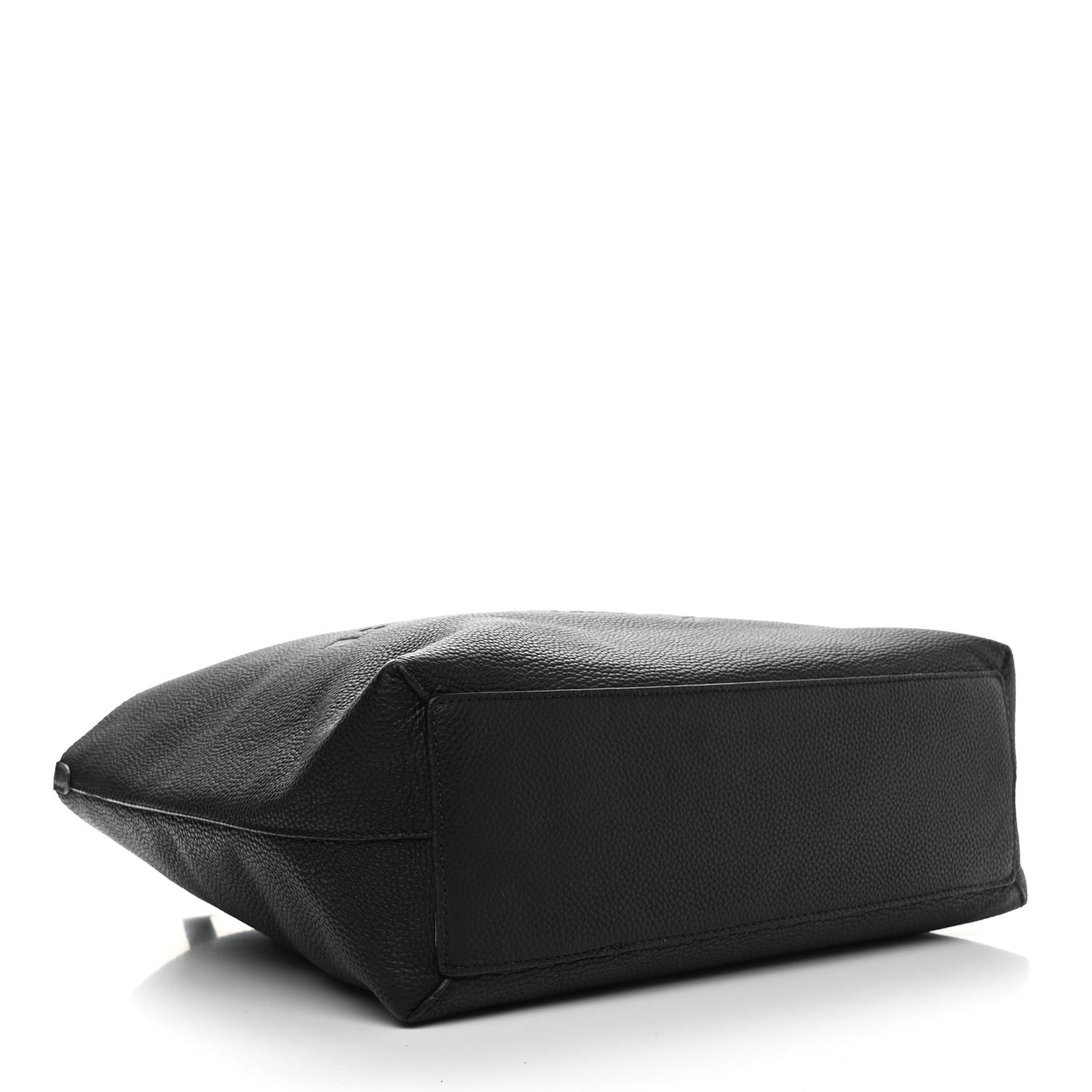 Grainy Calfskin Remington Tote Black