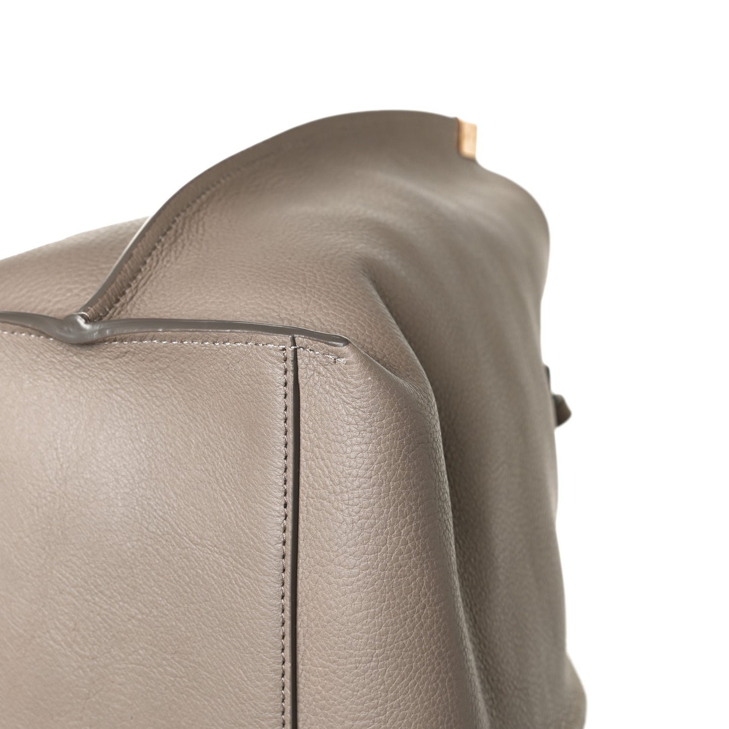 Smooth Calfskin Medium Vick Tote Motty Grey