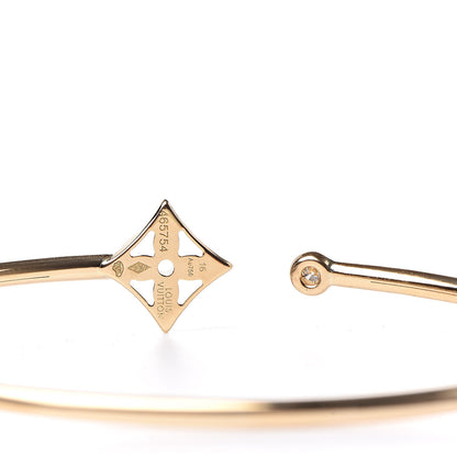 Louis Vuitton 18K Yellow Gold Diamond Idylle Blossom Twist Bracelet 4 of 5
