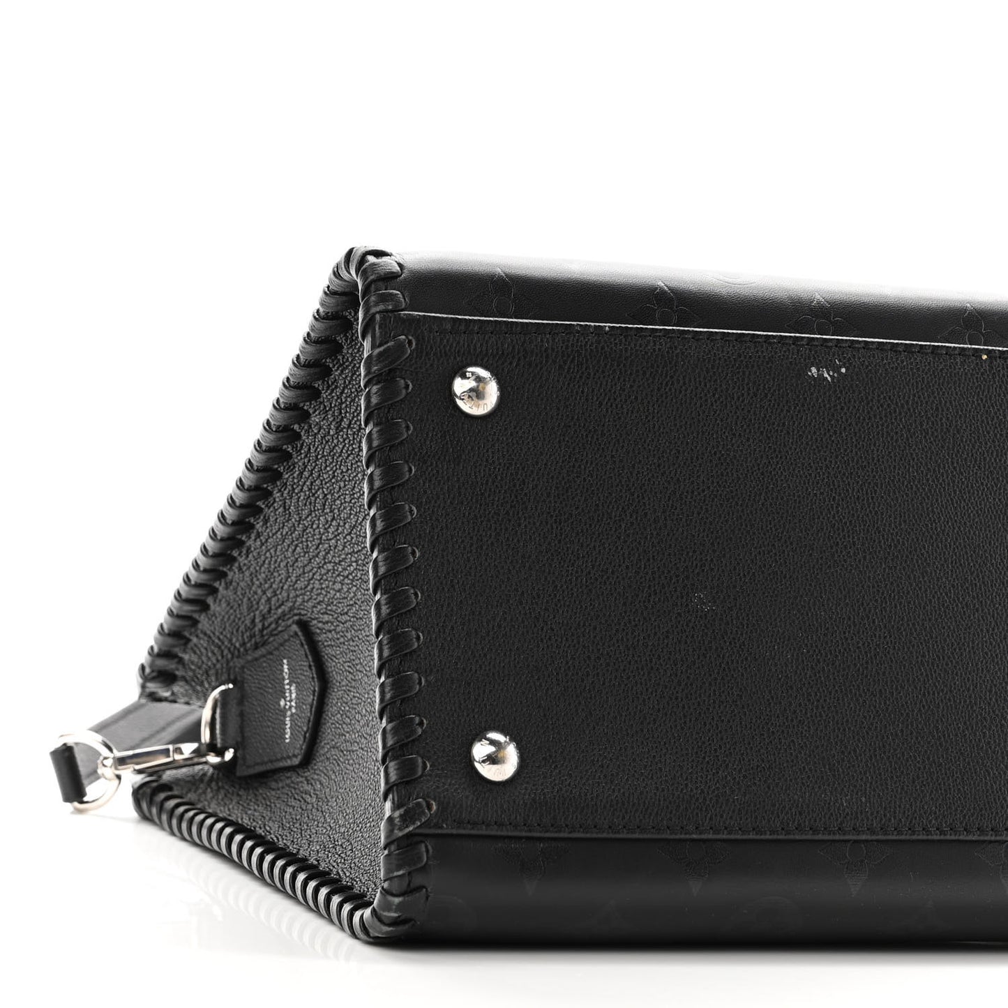 Monogram Cuir Plume Very Zipped Tote Black