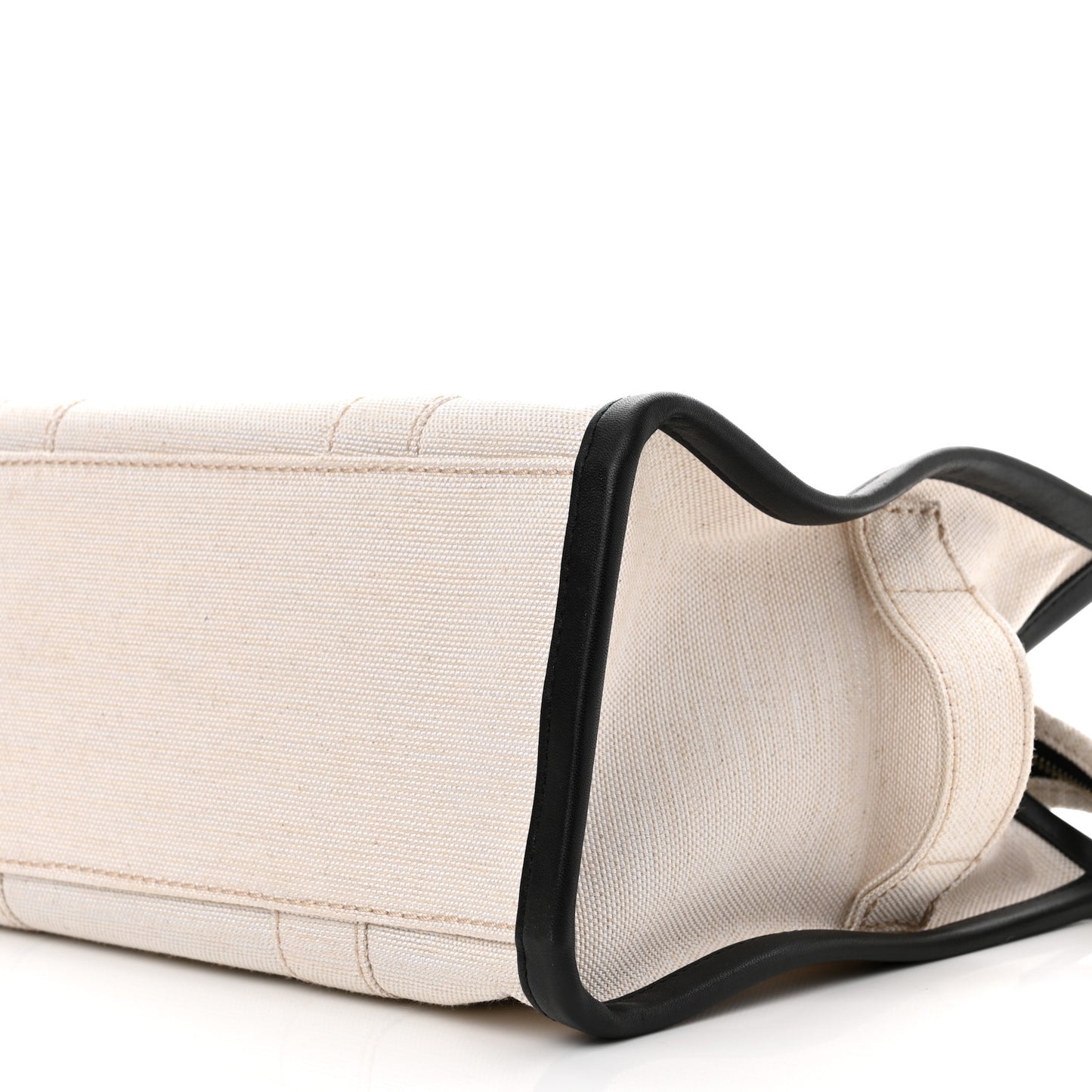 Cotton Canvas The Summer Medium Tote Bag Beige
