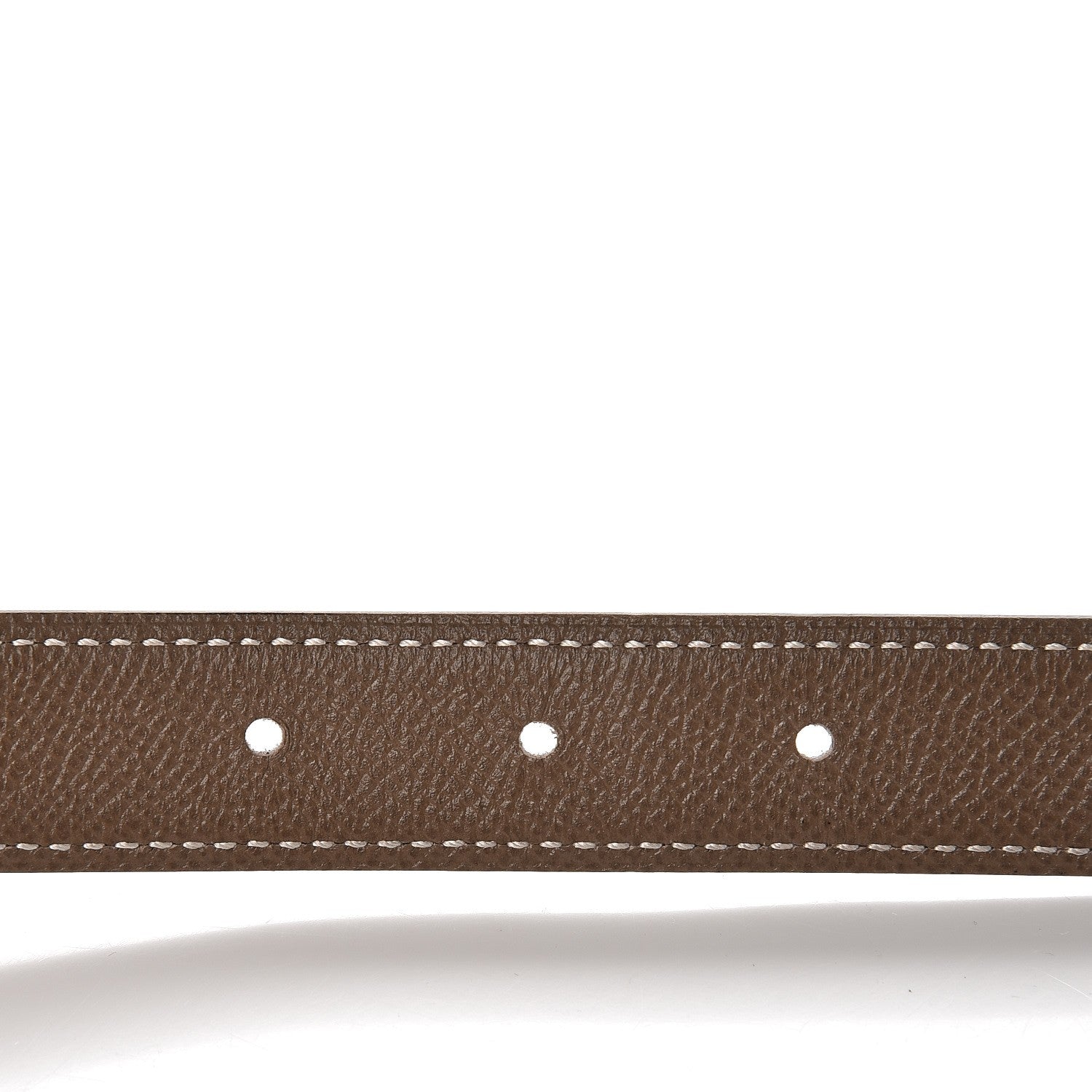 Hermes Epsom Swift Lizard 24mm Mini Constance H Belt 80 Etoupe Black Ombre 6 of 7