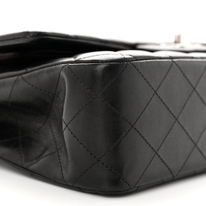 Chanel Lambskin Quilted Medium Double Flap Black 9 of 13