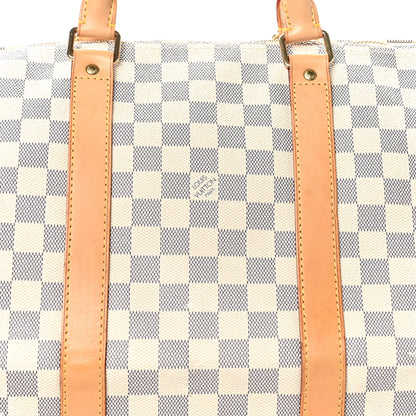 Louis Vuitton Damier Azur Keepall 50 7 of 11