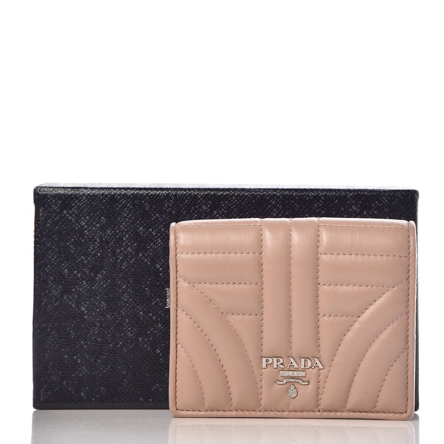 Soft Calfskin Impunture Diagramme Wallet Cipria