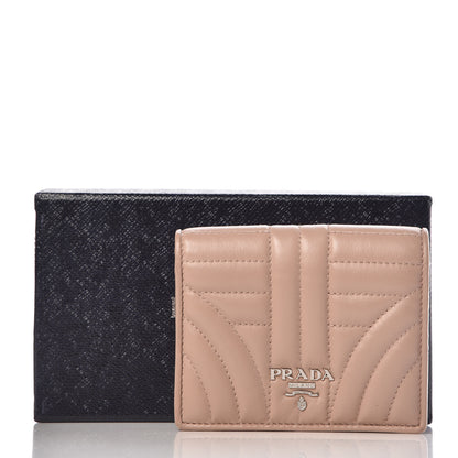Prada Soft Calfskin Impunture Diagramme Wallet Cipria 7 of 7
