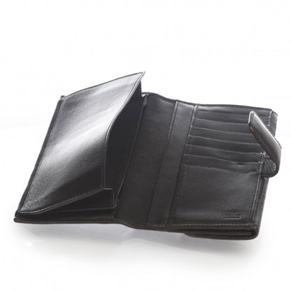 Gucci Leather Britt Continental Wallet Black 10 of 13
