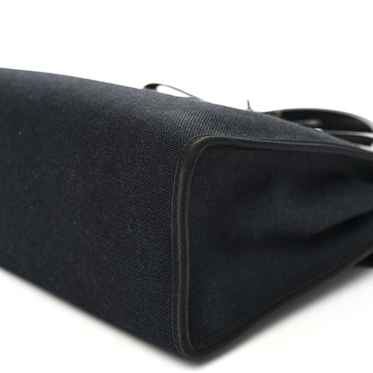Hermes Military Toile Vache Hunter Herbag Zip PM 31 Black 11 of 12
