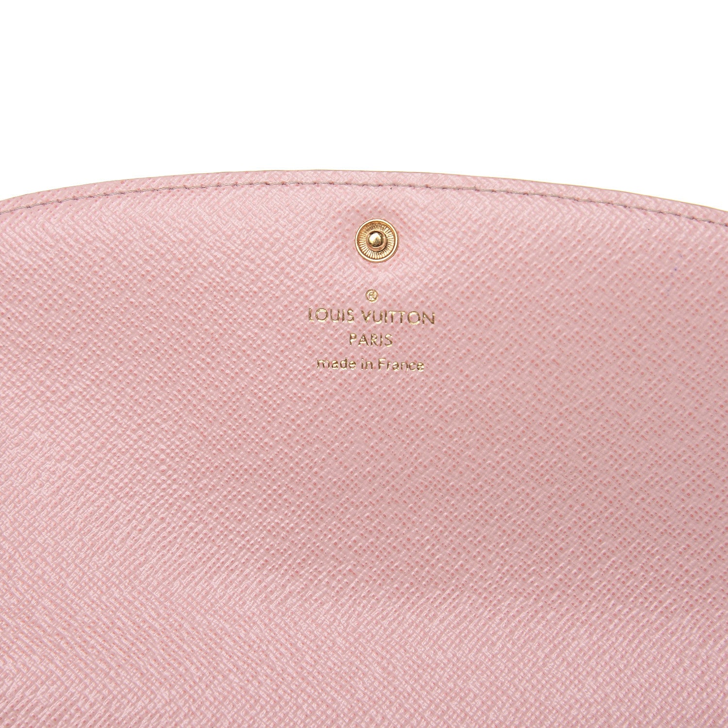 Louis Vuitton Damier Azur Emilie Wallet Rose Ballerine 7 of 14