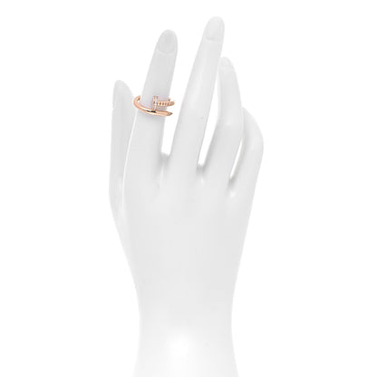 Cartier 18K Pink Gold Diamond Juste Un Clou Ring 52 6 2 of 4