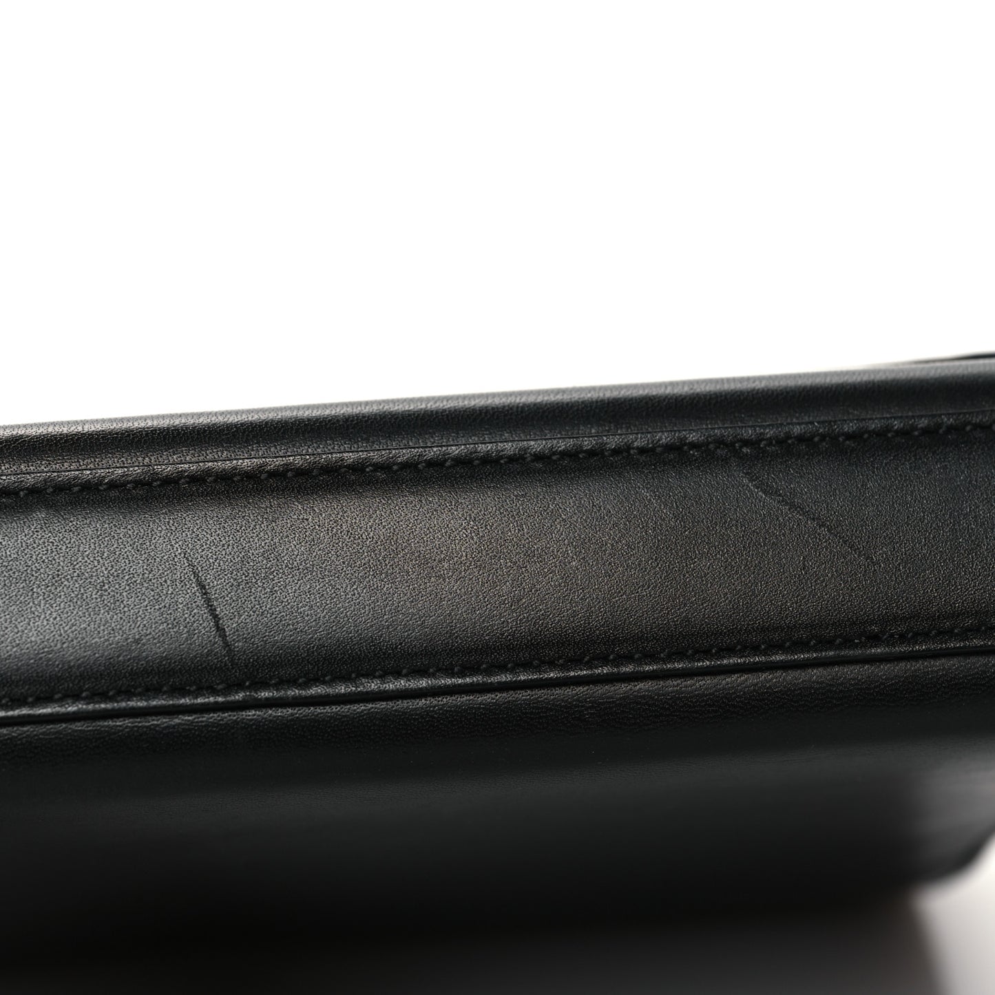 Calfskin Classic Monogram Tassel Clutch Black
