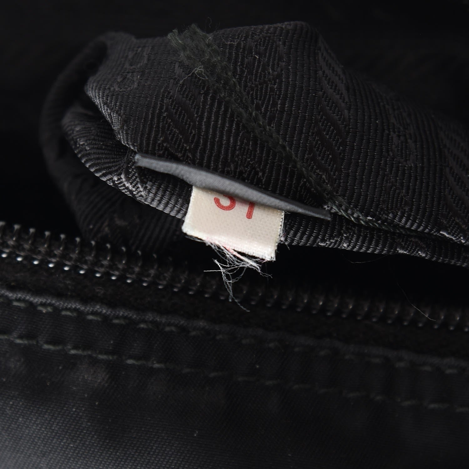 Prada Nylon Vela Small Hunting Bag Black 8 of 8
