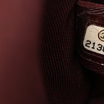 Chanel Calfskin Double Stitch Medium Boy Flap Burgundy 6 of 13