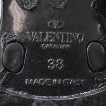 Valentino Garavani PVC Jellow Bow Thong Sandals 38 Black 5 of 6