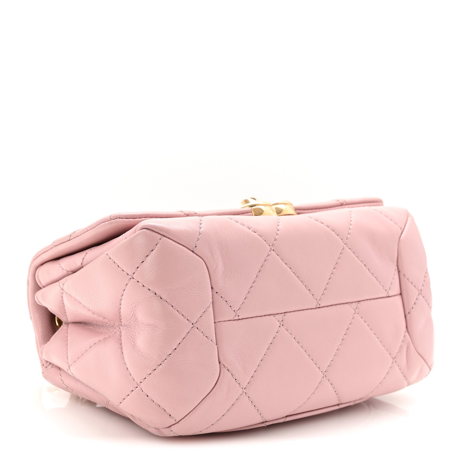 Chanel Lambskin Quilted Mini Color Match Flap Light Pink 4 of 10