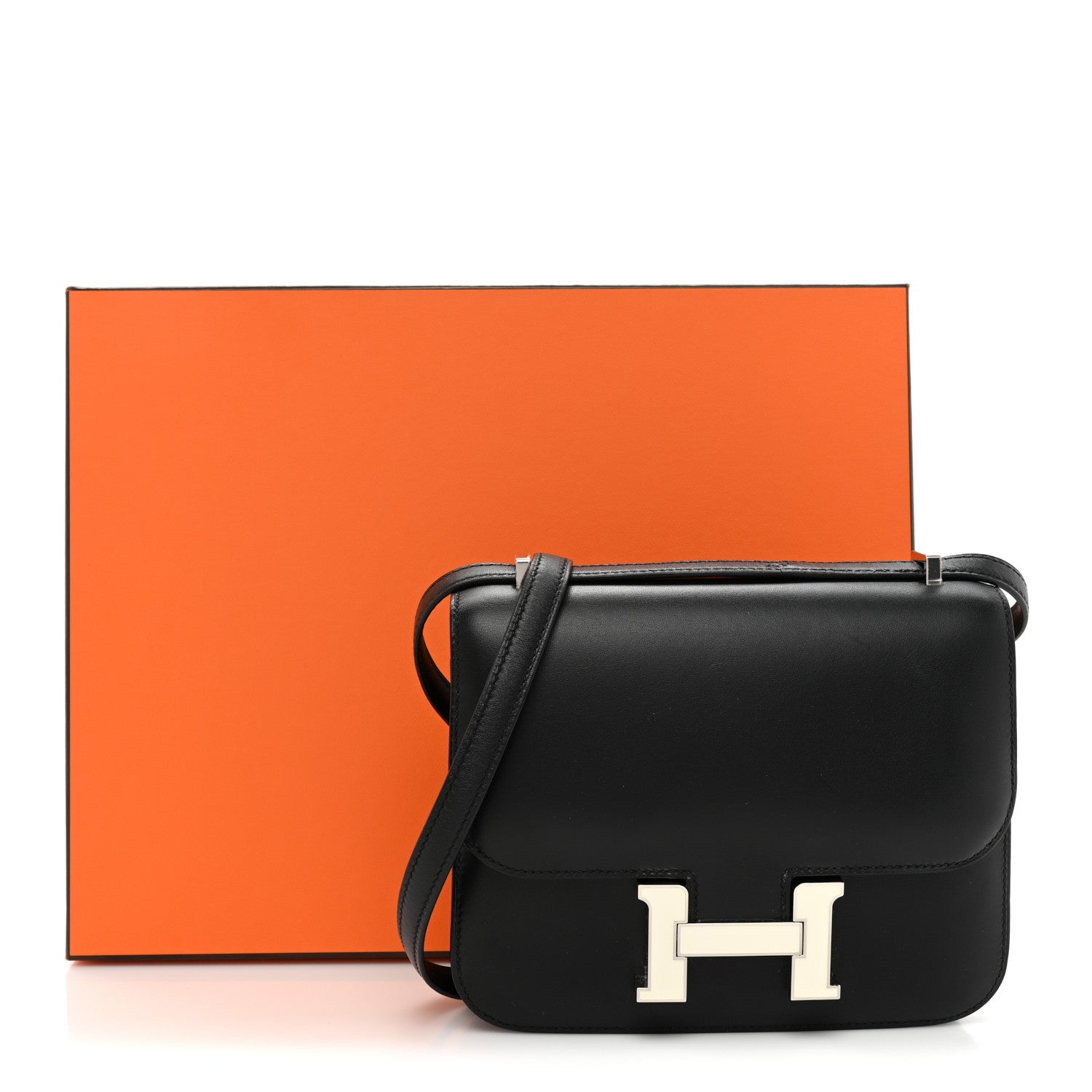 Hermes Allegro Constance Glow 18 Black White 11 of 11