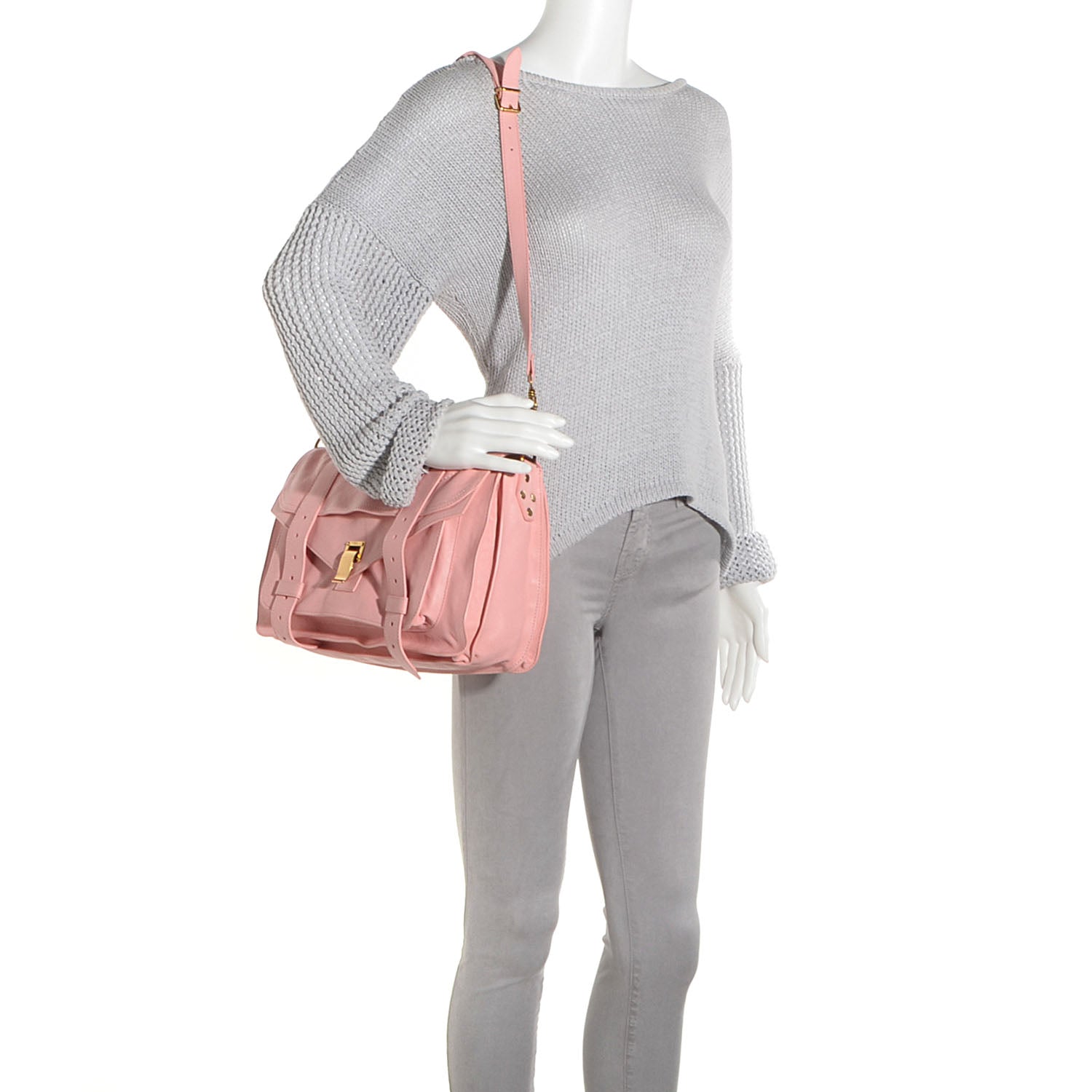 Proenza Schouler Lambskin Medium PS1 Satchel Piglet 2 of 13