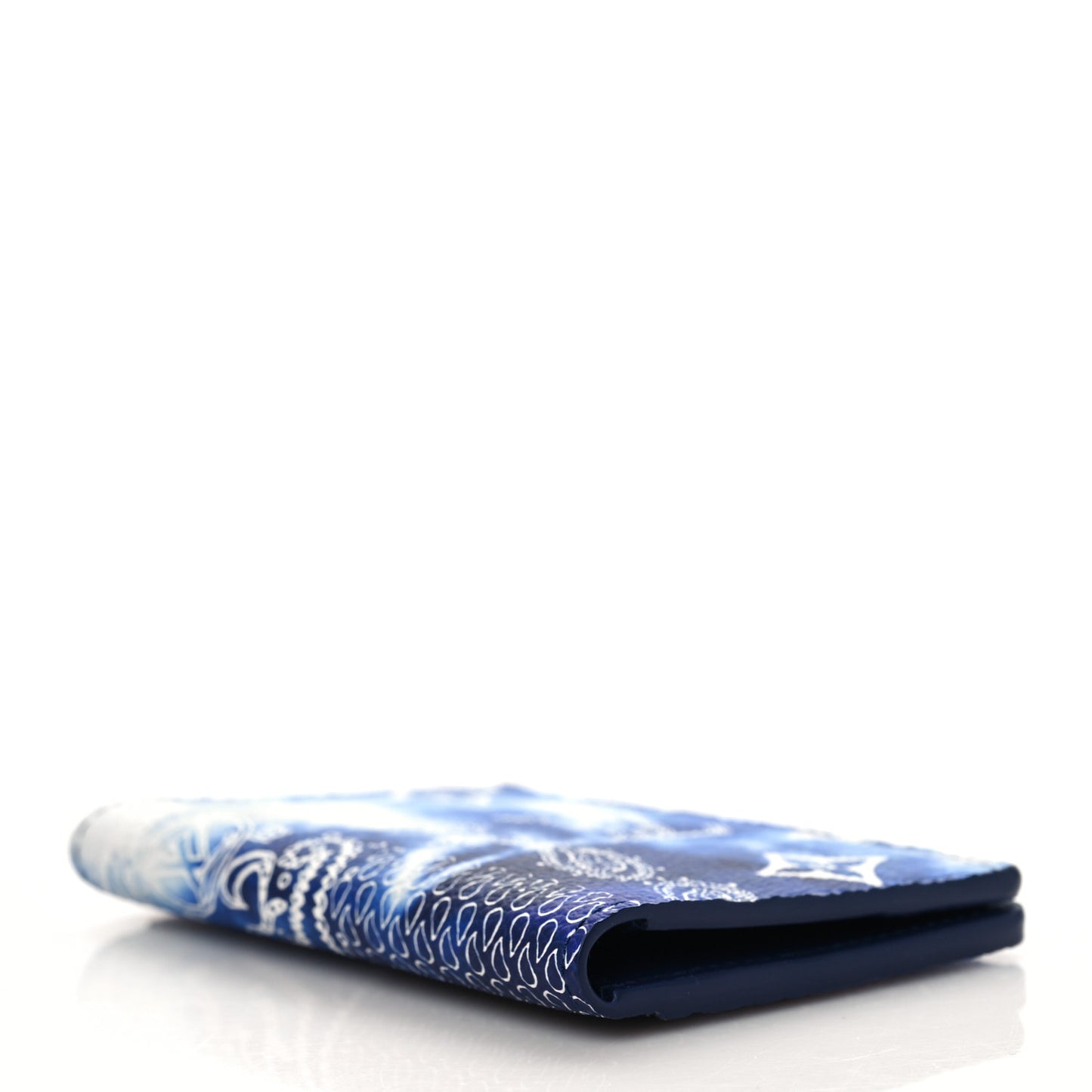 Cowhide Monogram Bandana Pocket Organizer Blue