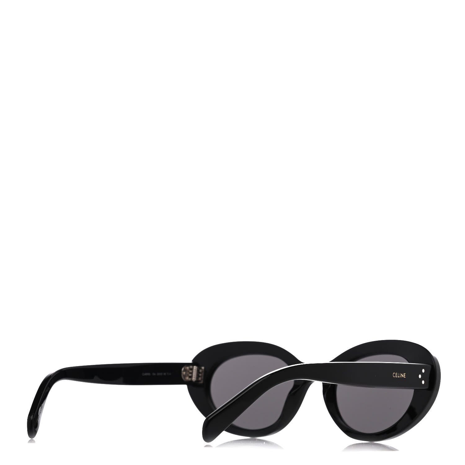 Celine Acetate Cat Eye Sunglasses CL401931 Black 4 of 6