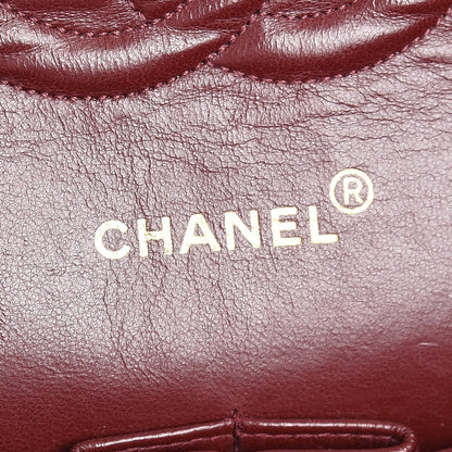 Chanel Lambskin Quilted Medium Double Flap Black 6 of 8