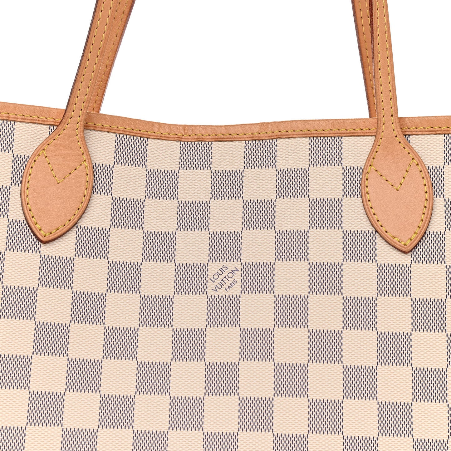 Damier Azur Neo Neverfull MM Rose Ballerine