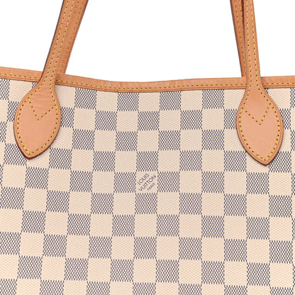Louis Vuitton Damier Azur Neo Neverfull MM Rose Ballerine 8 of 13