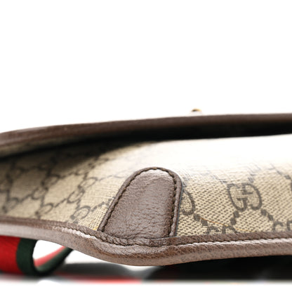 Gucci GG Supreme Monogram Neo Vintage Web Belt Bag Brown 9 of 10