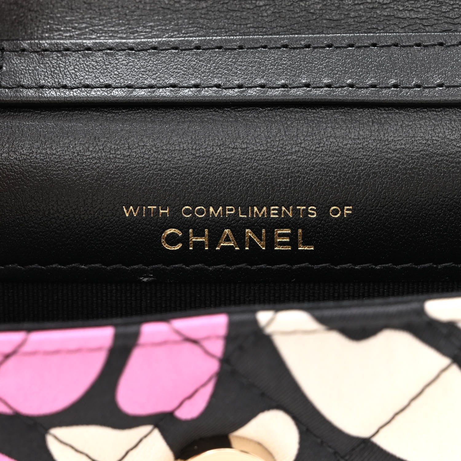 Chanel Canvas Printed CC Mini Clutch With Chain Multicolor 7 of 12
