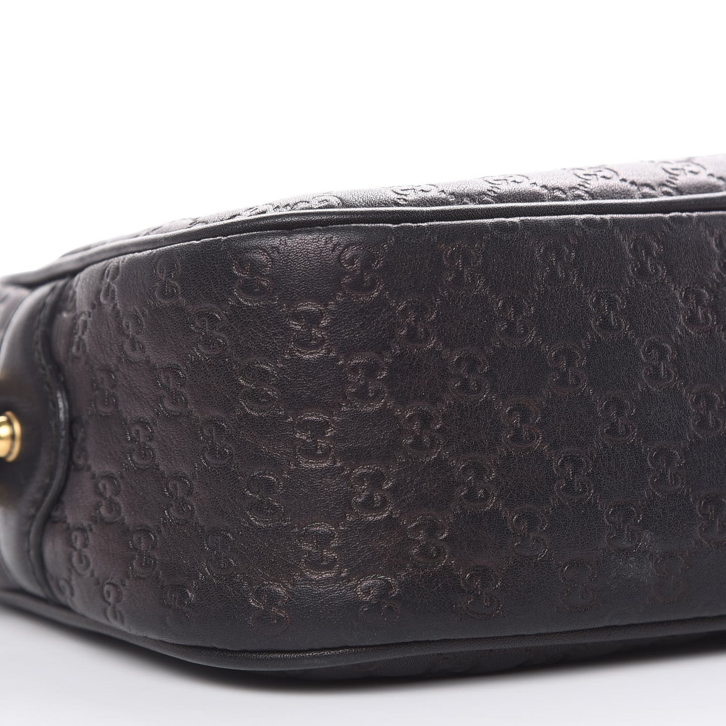 Microguccissima Sunshine Disco Crossbody Bag Black