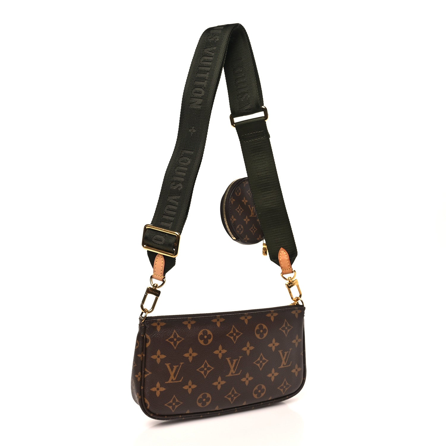 Louis Vuitton Monogram Multi Pochette Accessories Large Pochette Kaki 3 of 9