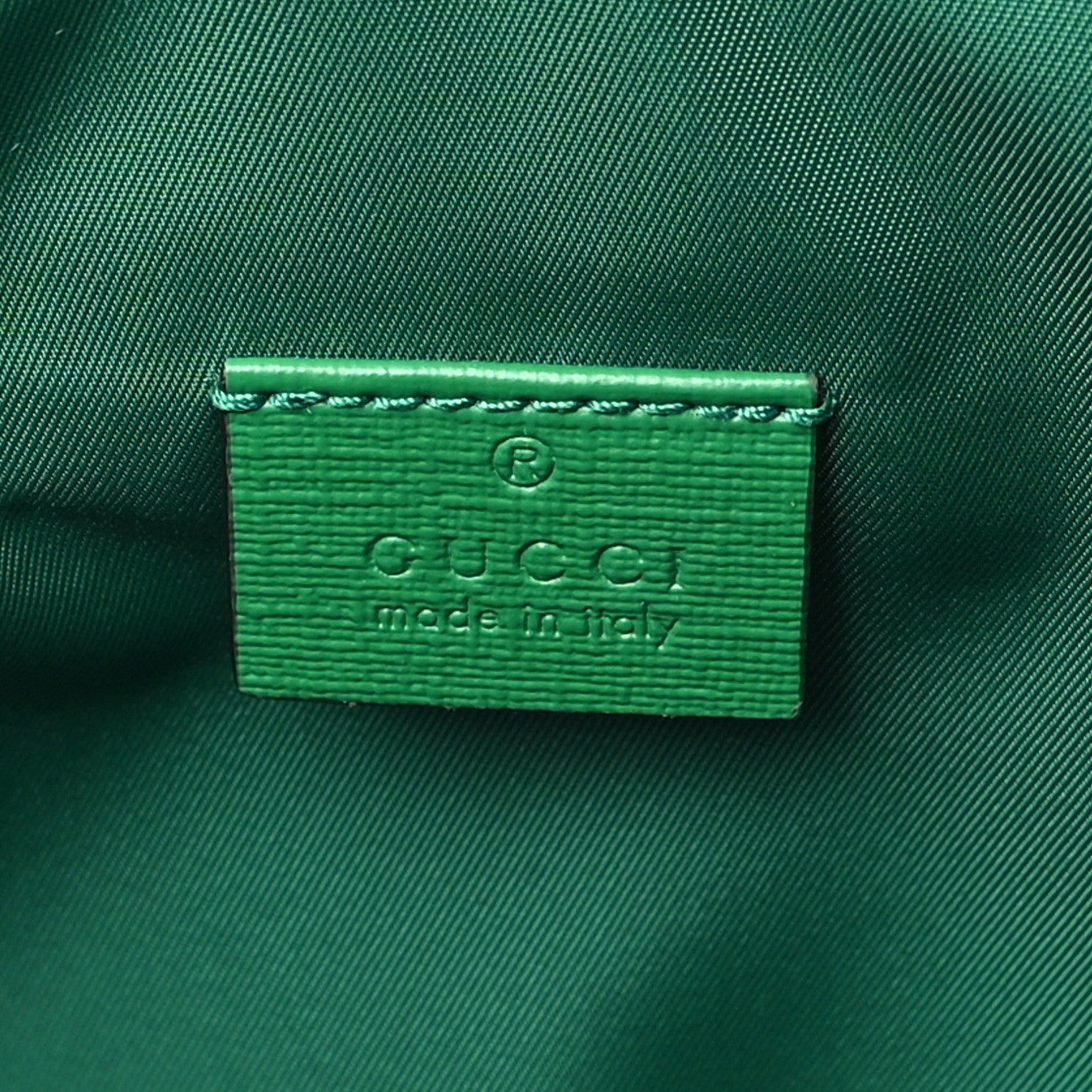 Gucci Monogram GG Childrens Messenger Bag Green 6 of 10