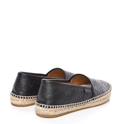 Gucci Guccissima Signature Espadrilles 38.5 Black 4 of 10