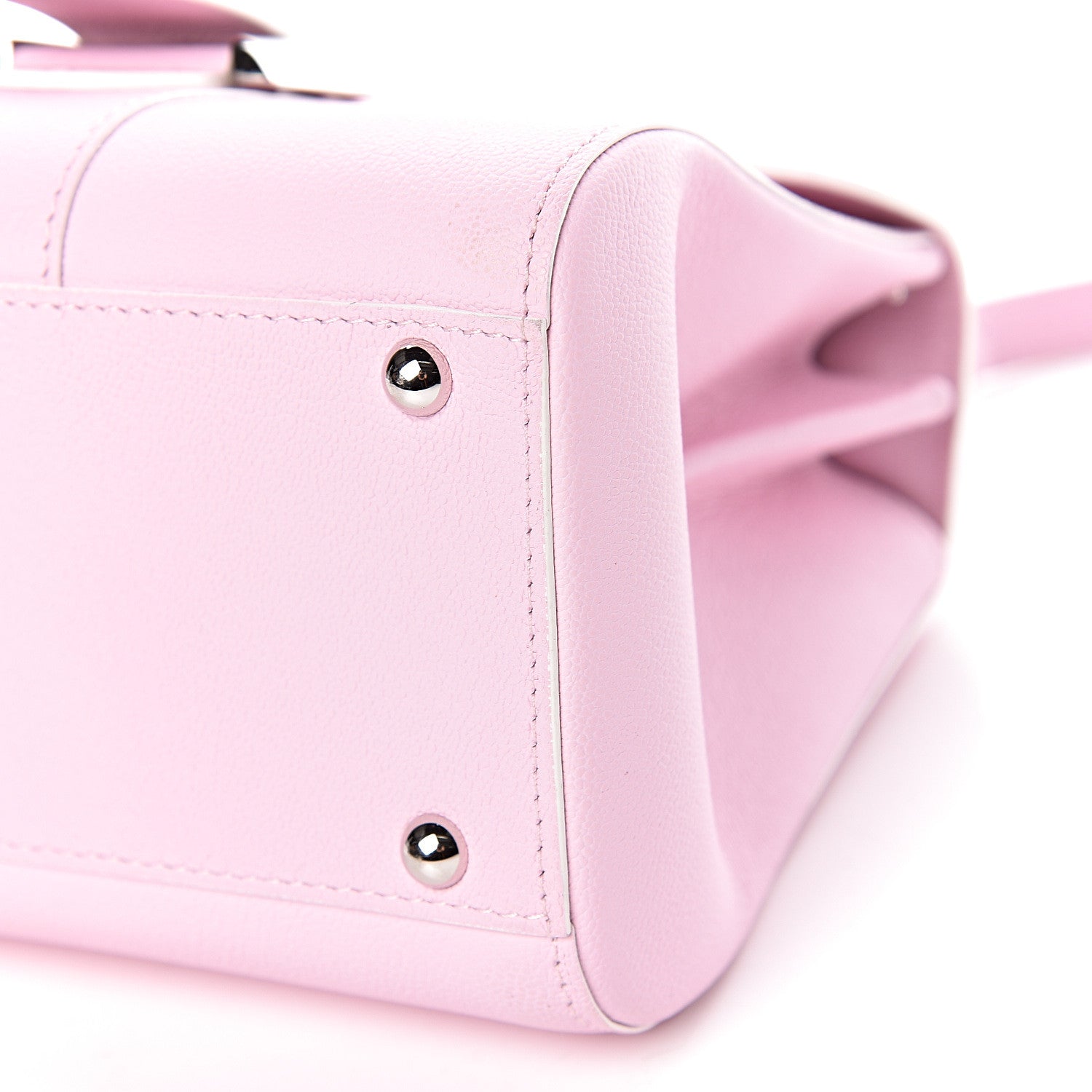 Delvaux Grained Calfskin Mini Brillant Satchel Nakuru 10 of 10