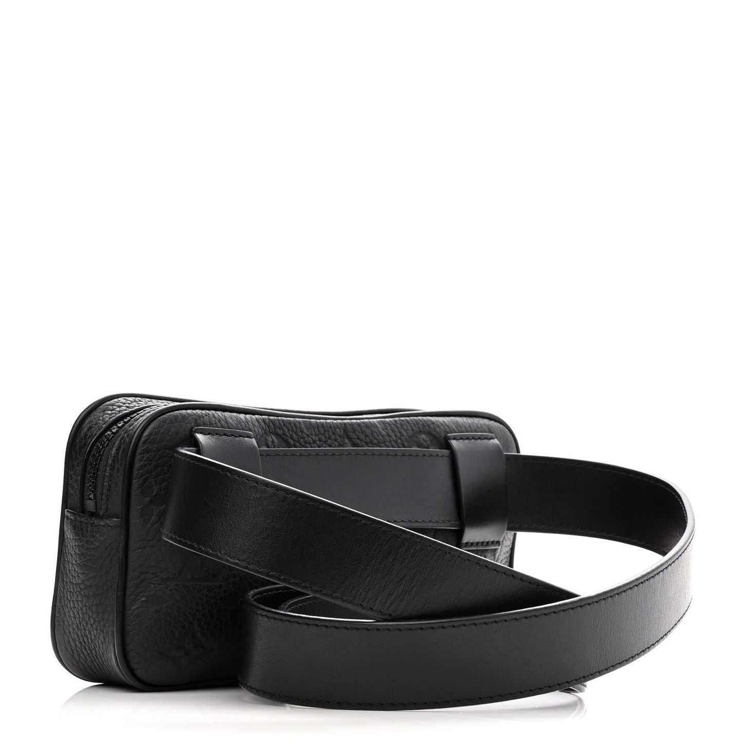 Taurillon Monogram Uniformes Solar Ray Soft Pochette Volga Belt Bag Black
