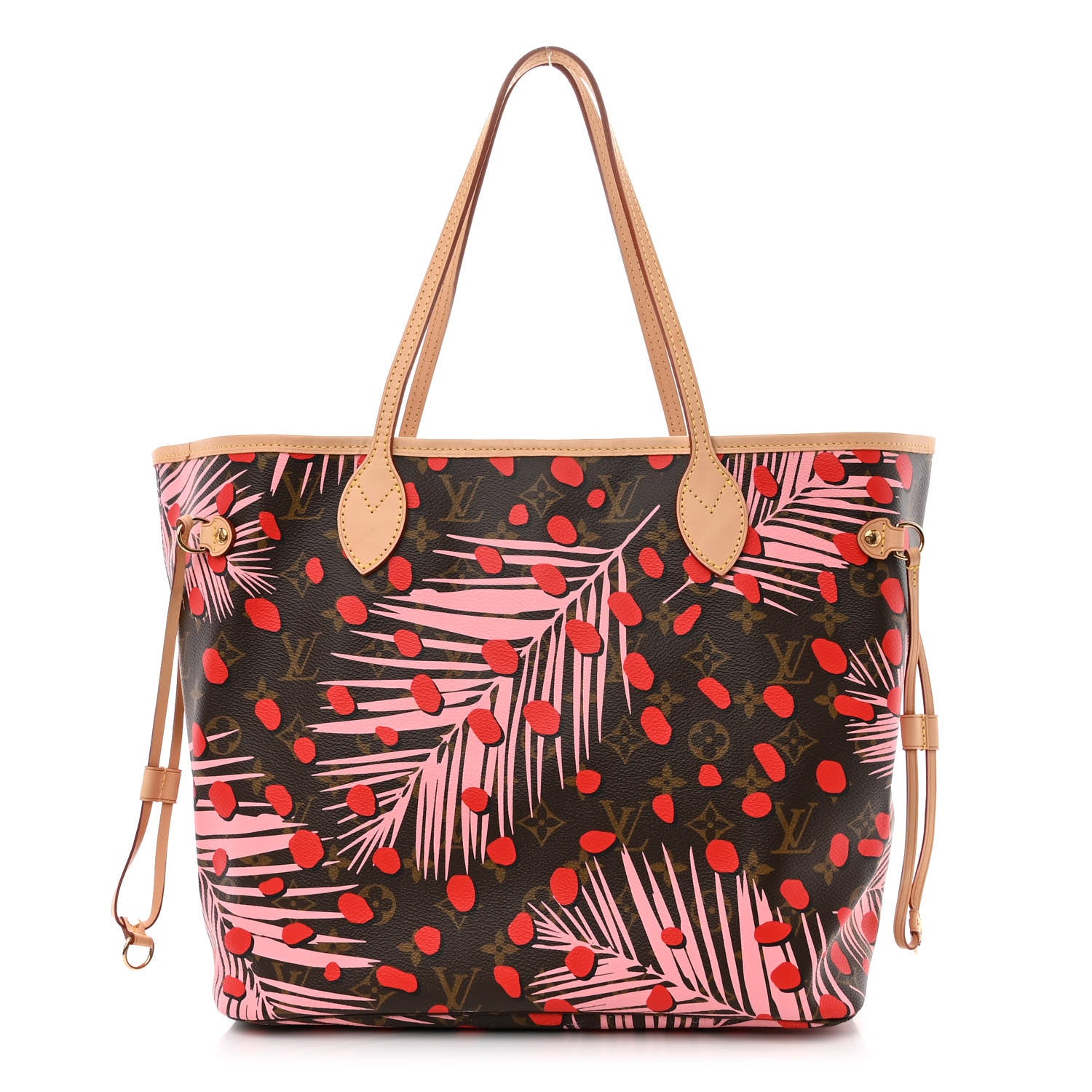 Louis Vuitton Monogram Jungle Dots Neo Neverfull MM Sugar Pink Poppy 3 of 14