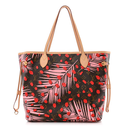 Louis Vuitton Monogram Jungle Dots Neo Neverfull MM Sugar Pink Poppy 3 of 14