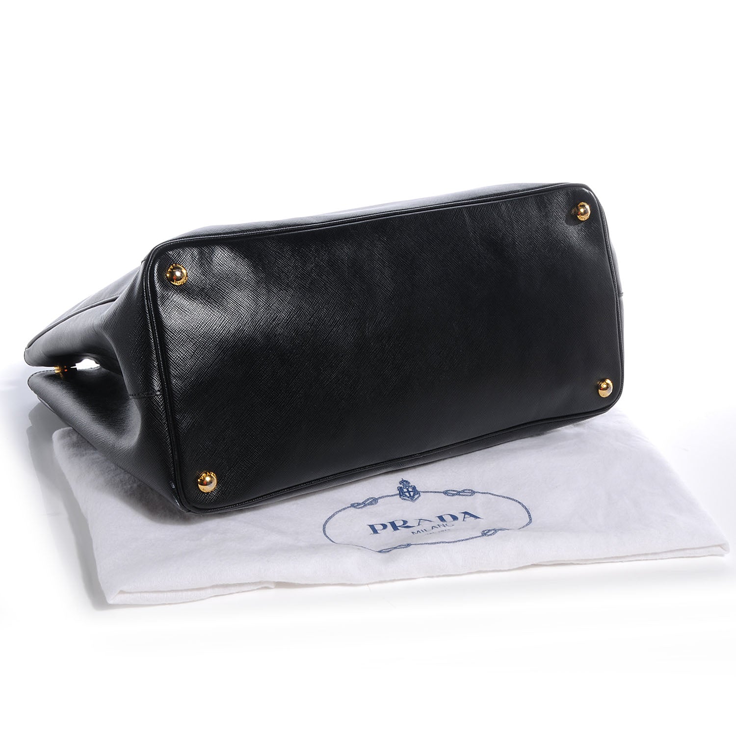 Prada Saffiano Lux Large Tote Nero Black 4 of 11