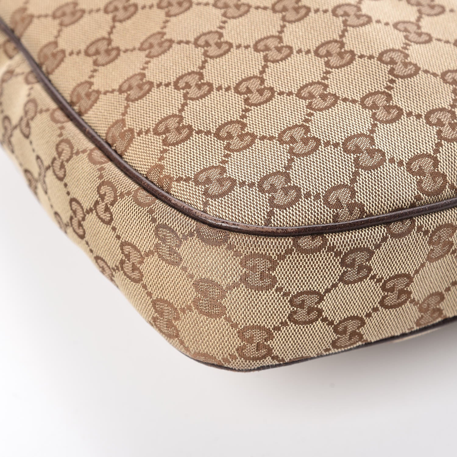 Gucci Monogram Medium Charmy Hobo Dark Brown 10 of 18