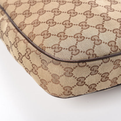 Gucci Monogram Medium Charmy Hobo Dark Brown 10 of 18