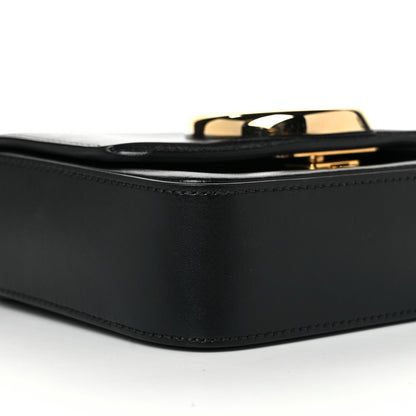 Chloe Shiny Calfskin Suede Mini C Double Carry Black 6 of 8