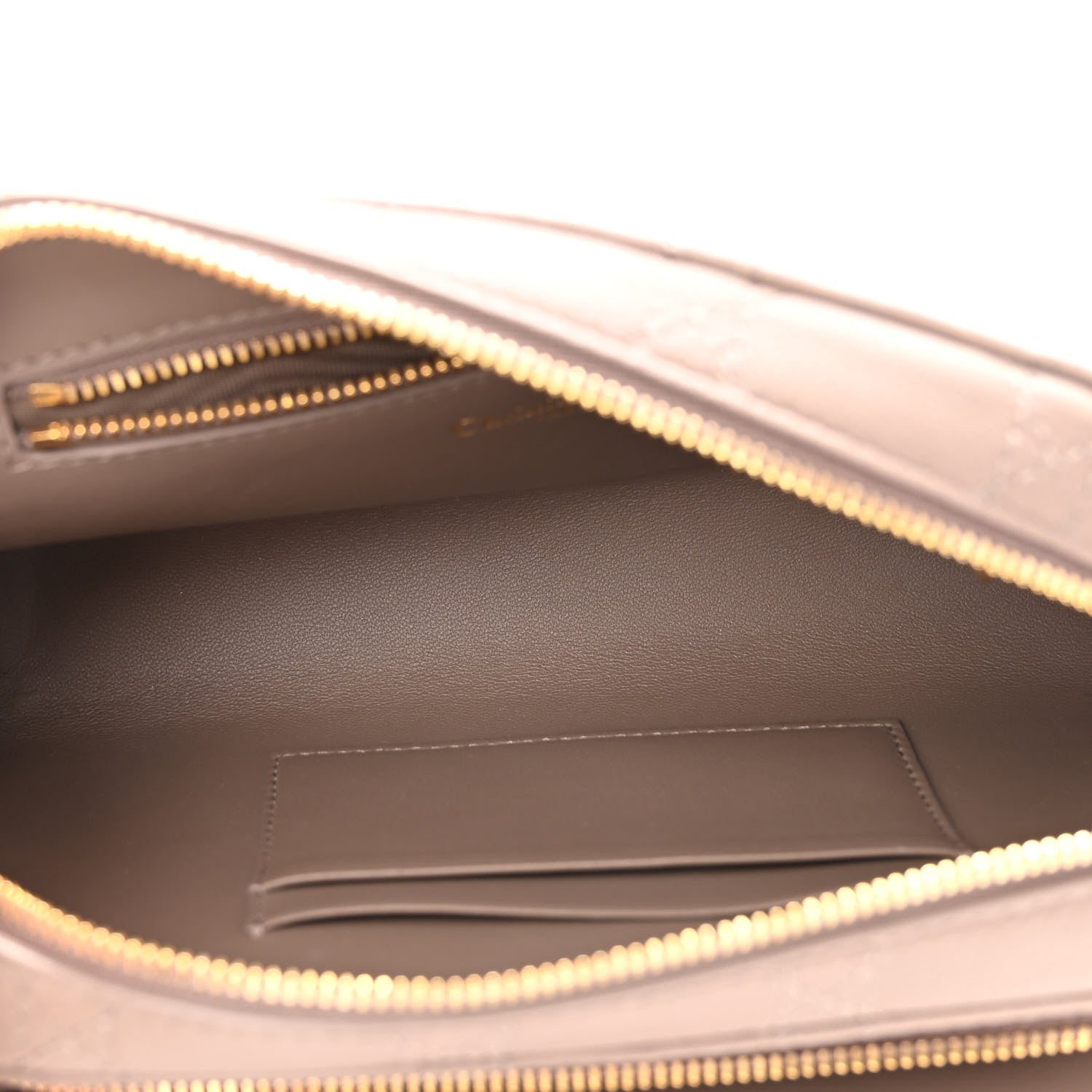 Christian Dior Supple Calfskin Caro Double Pouch Warm Taupe 6 of 10